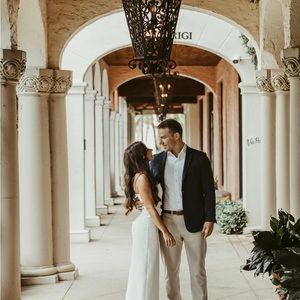 Zara white dress size 2